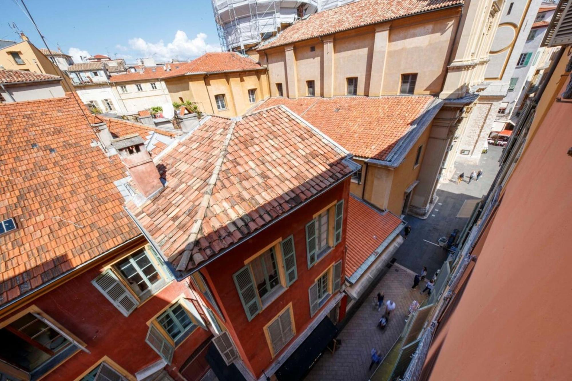 Cœur du Vieux Nice: bel appartement moderne rénové Exterior foto