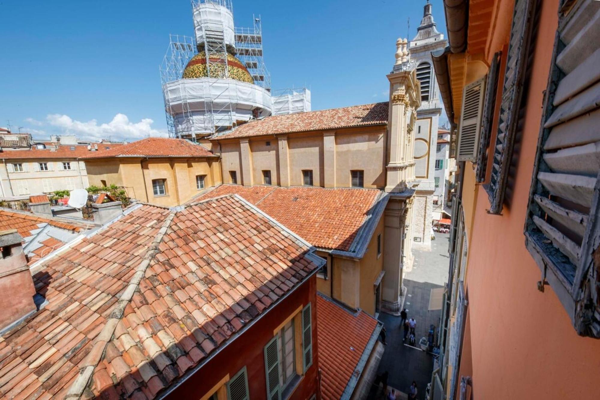 Cœur du Vieux Nice: bel appartement moderne rénové Exterior foto