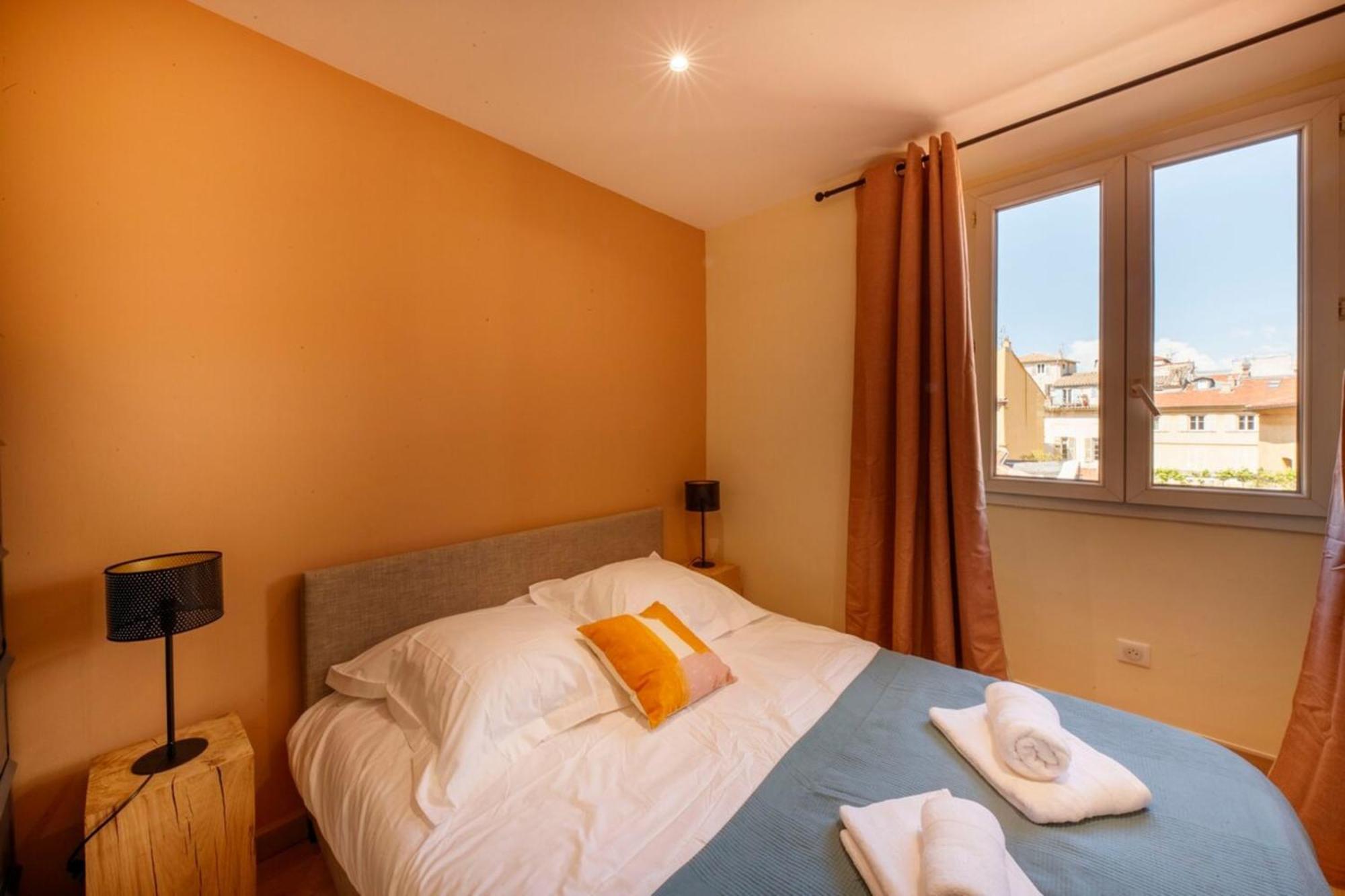 Cœur du Vieux Nice: bel appartement moderne rénové Exterior foto